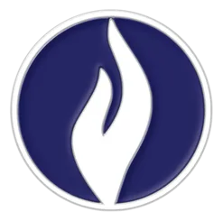 Politie logo met rand