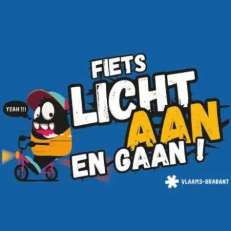 fietslicht aan en gaan