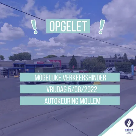 Verkeershinder - autokeuring Mollem