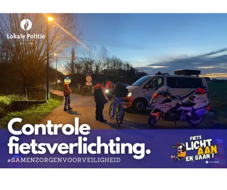 Controle Fietsverlichting 08/01/2025