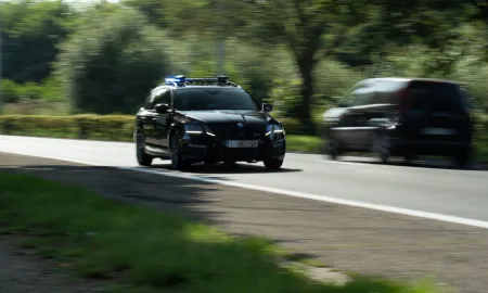 Skoda RS met mobiele ANPR