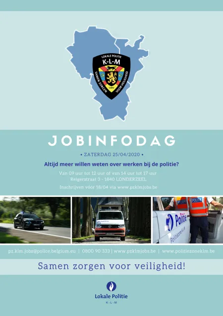 Affiche jobinfodag 25/04: PZ K-L-M
