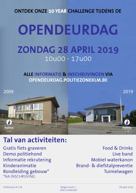 Affiche opendeurdag PZ K-L-M