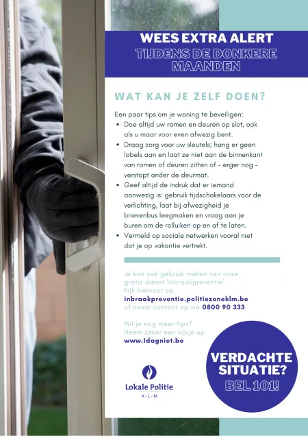 Affiche inbraakpreventie