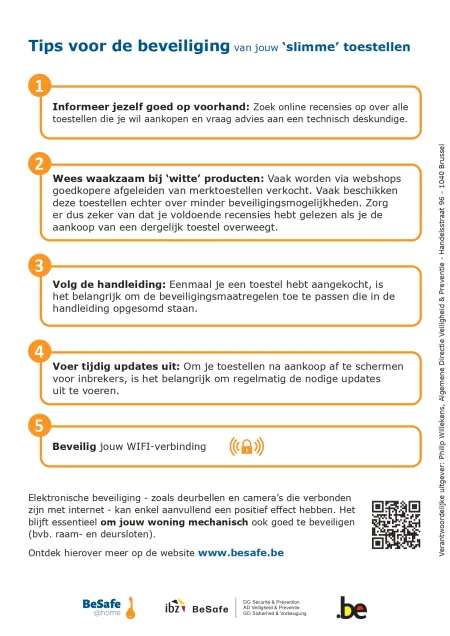 Slimme toestellen - inbraak vermijden pagina 2