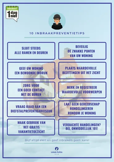 10 inbraakpreventietips