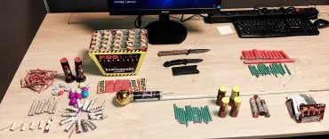 Inbeslaggenomen vuurwerk