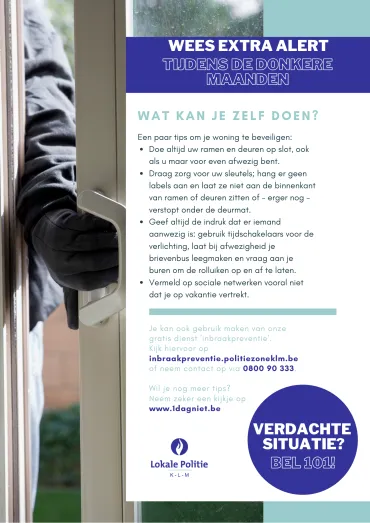 Affiche inbraakpreventie