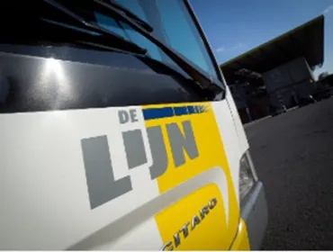 Vooraanzicht bus