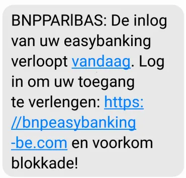 rekening in quarantaine