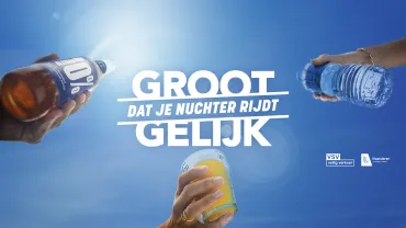 groot gelijk dat je nuchter rijdt