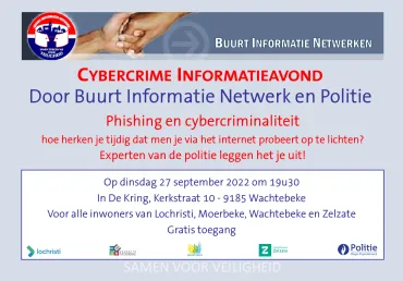 Cybercrime informatieavond uitnodiging