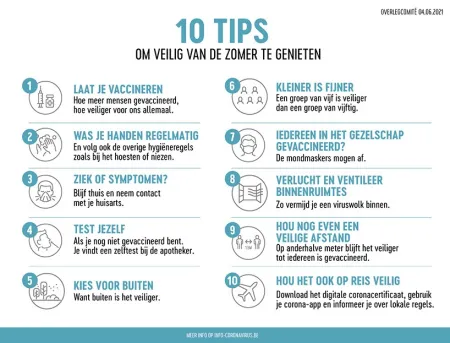 10 tips om veilig van de zomer te genieten