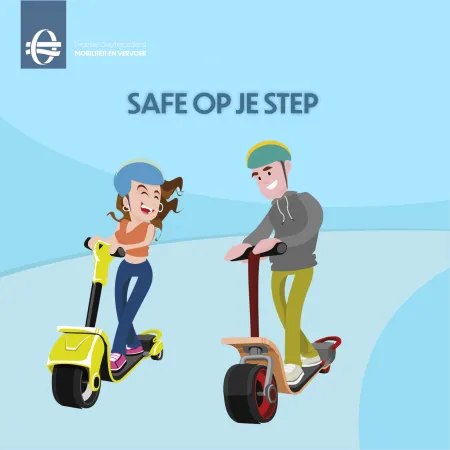 Hoe gebruik je best een elektrische step - FOD Mobiliteit