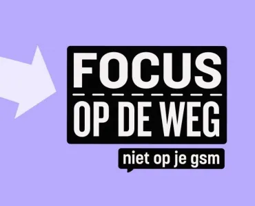 Focus op de weg, niet op je gsm