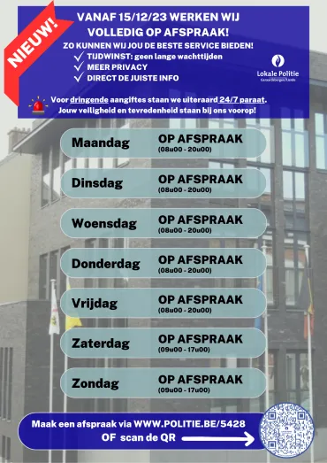 100% op afspraak