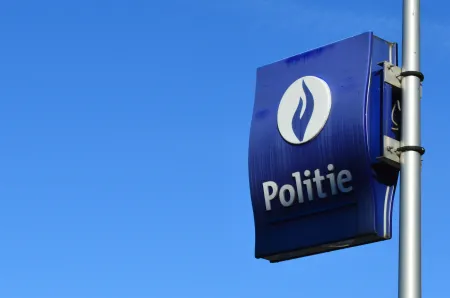Politiebord commissariaat Lebbeke