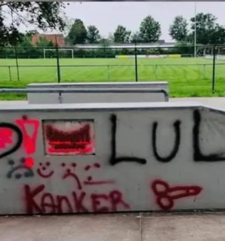 Vandalisme in Damme