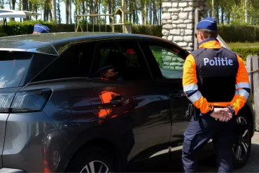 Beeld genomen tijdens verkeerscontrole