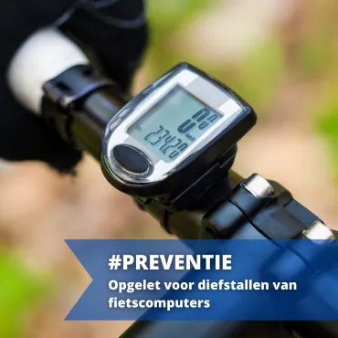 Preventietips tegen diefstallen van fietscomputers en fietsen