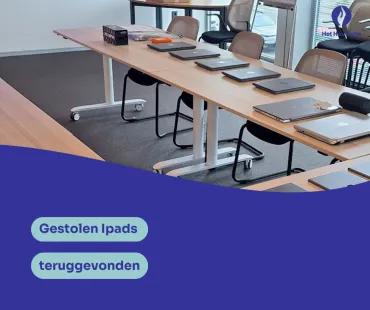 Gestolen Ipads teruggevonden