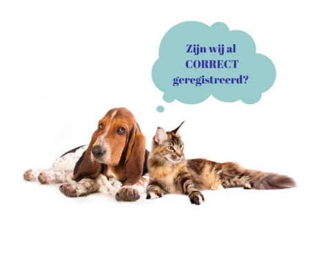 Correct registreren huisdieren