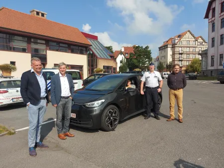 elektrische auto politie