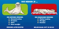 hoe onderscheid je een zieke van een gezonde zeehond