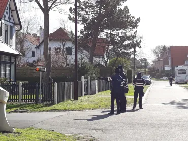 Patrouille in Concessiewijk De Haan