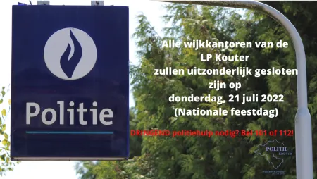 gesloten juli