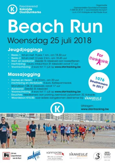Affiche Beach Run 2018