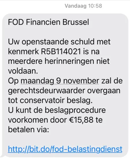 sms FOD Financien 