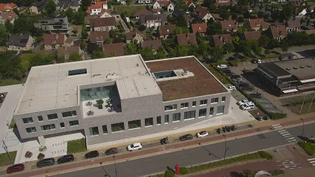 luchtfoto groendak 