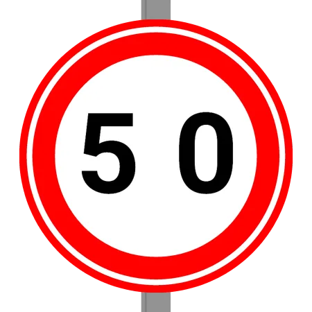 speed sign 