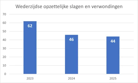 Wederzijdse opzettelijke slagen en verwondingen