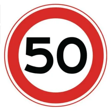 50 km per uur 