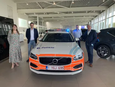 Groepsfoto Volvo V90