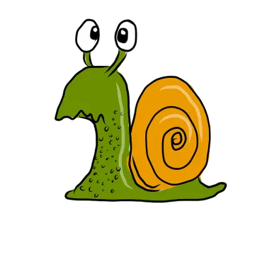 confused snail