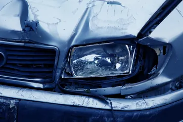 Ongeval blauwe wagen 
