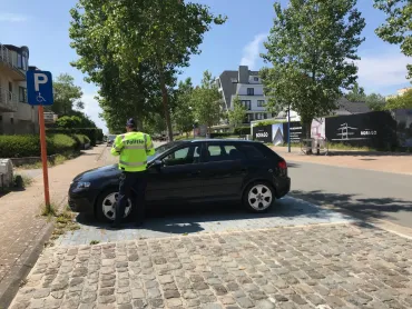 parkeerplaats voor personen met een handicap 