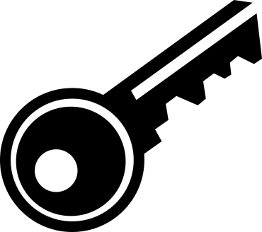 sleutel zwart 