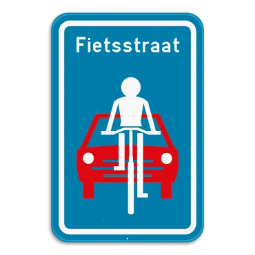 fietsstraat bord