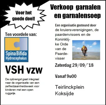 Verkoop garnalen en garnalensoep 