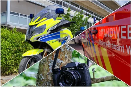 motor / brandweer / fototoestel
