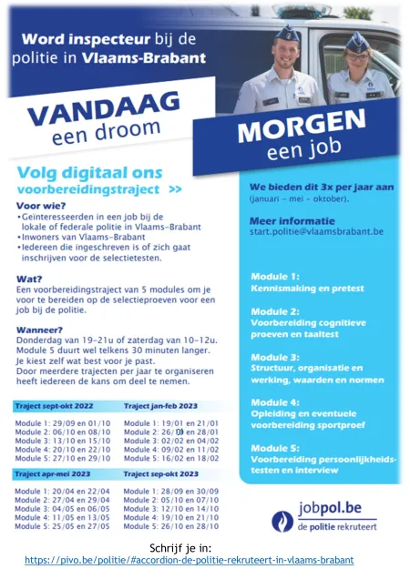 Flyer voorbereidingstraject 2023