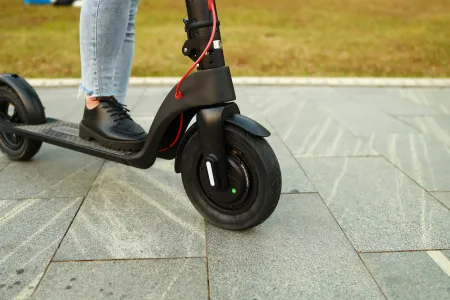 Beeld van een elektrische step