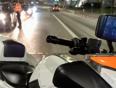 controle van auto door politie