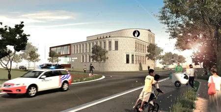 afbeelding nieuw gebouw politiezone Voer en Dijle