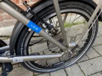 Uitvergroting detail elektrische fiets