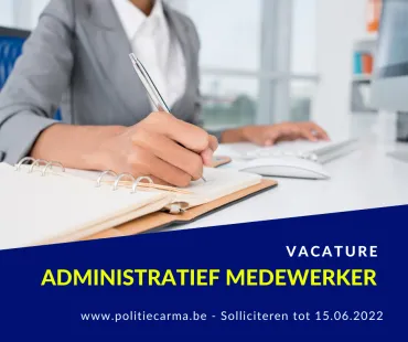 Vacature administratief medewerker